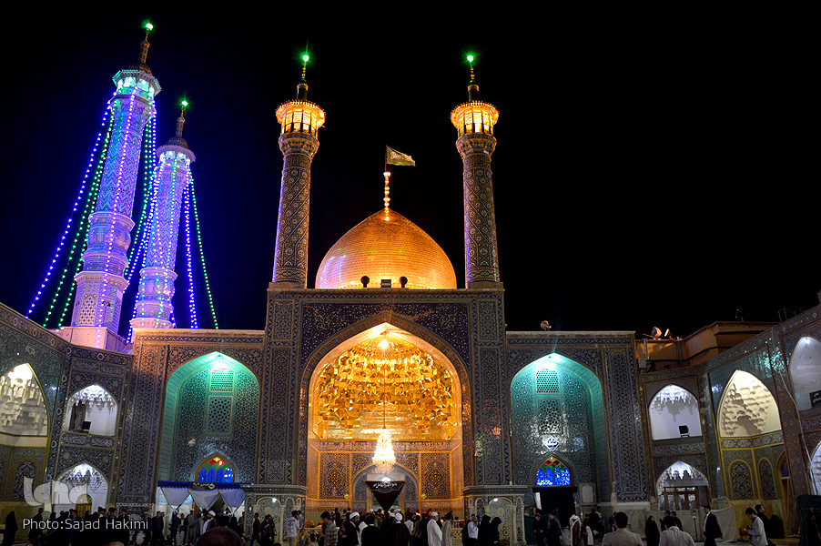 FOTO/Il mausoleo di Fatima Ma'suma durante le feste del mese di Sha'ban