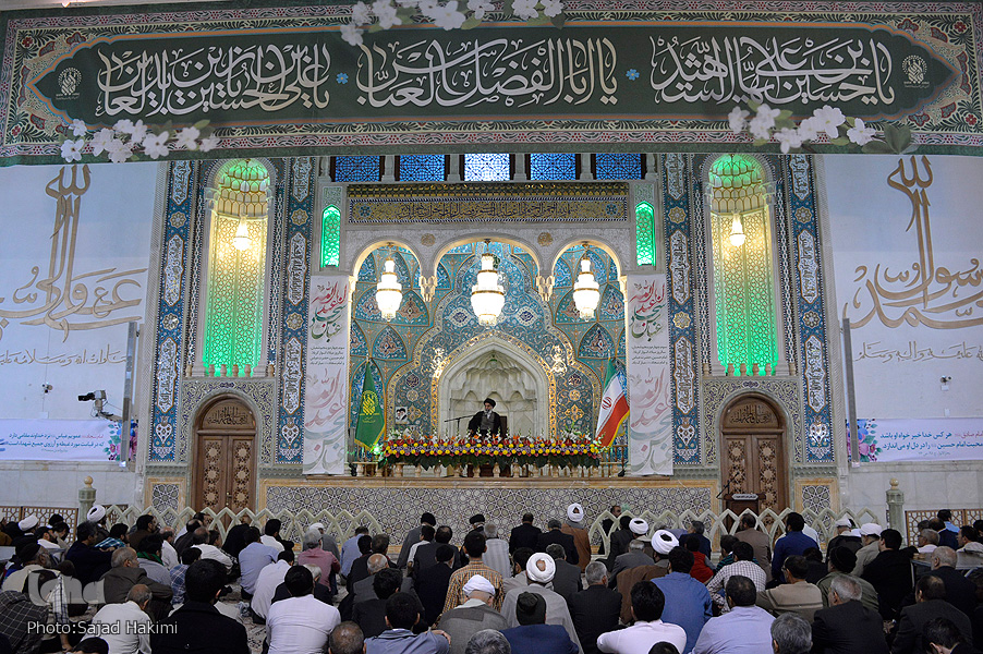 FOTO/Il mausoleo di Fatima Ma'suma durante le feste del mese di Sha'ban