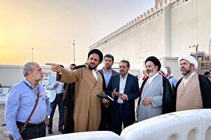 تقرير مصور | زيارة رئيس بعثة الحجاج الإيرانيين إلى مسجد الشجرة