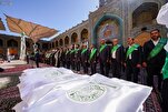 العتبة العلويّة تسلّم رايات الغدير لهيئات ومؤسّسات عراقية وعالمية + صور
