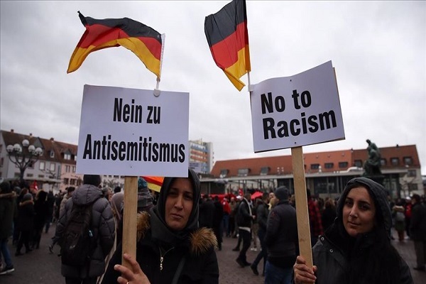 No to racism rally in Germany