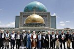 Palestinian Scholars, Officials Visit Imam Reza Shrine in Mashhad