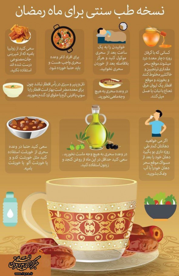 نسخه طب سنتی ویژه ماه رمضان