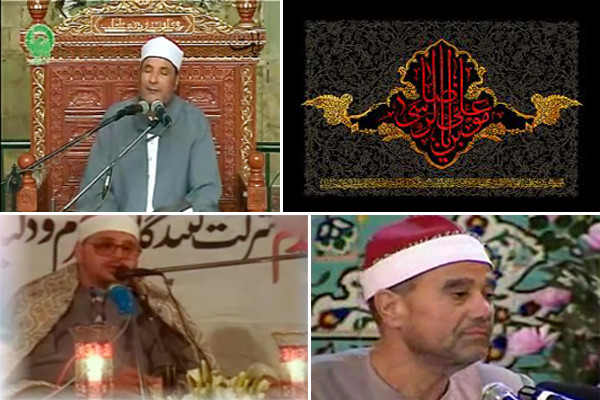 تلاوت سه قاری بنام مصری در مشهد مقدس