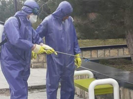 جهادگران سلامت همدان در خط مبارزه با شیوع کرونا جهادگران سلامت همدان در خط مبارزه با شیوع کرونا