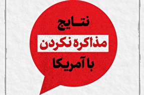 اطلاع‌نگاشت/ نتایج مذاکره نکردن با آمریکا