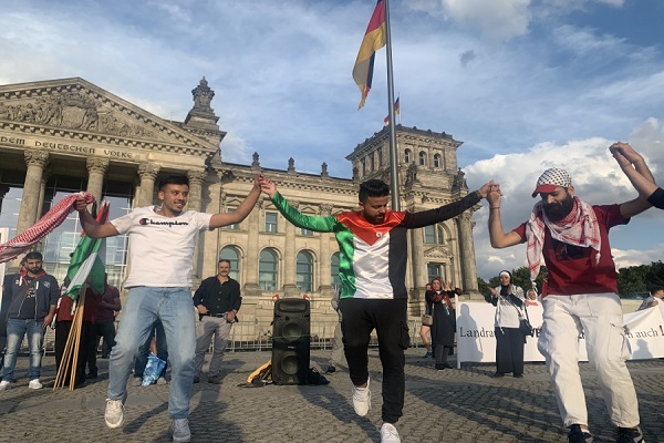 تظاهرات علیه طرح الحاق در پایتخت آلمان + عکس