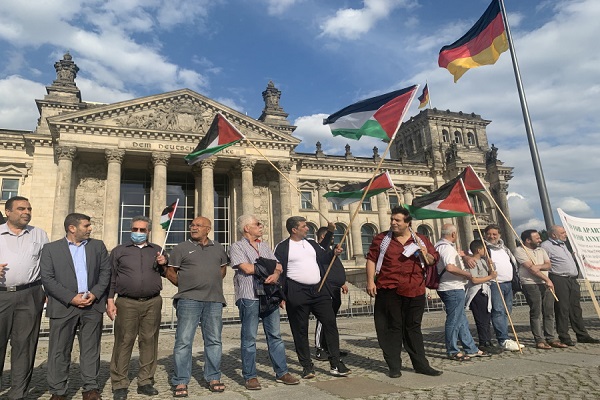 تظاهرات علیه طرح الحاق در پایتخت آلمان + عکس