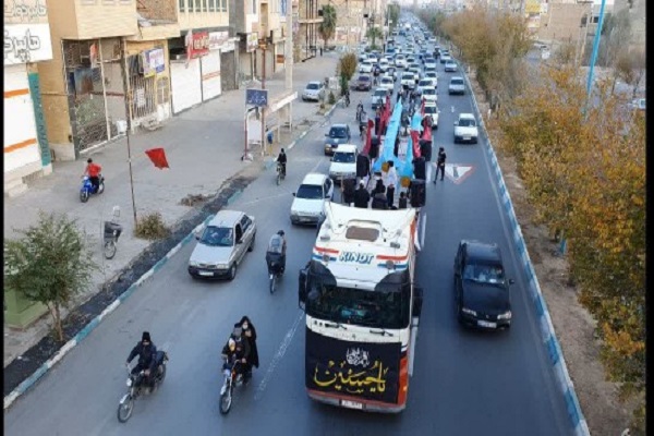 حرکت کاروان خودرویی در محکومیت ترور &laquo;شهید محسن فخری&zwnj;زاده&raquo; در ملایر