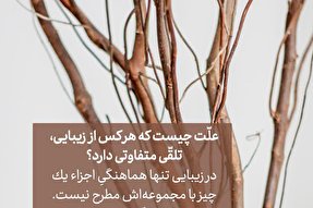فتوتیتر | تلقی هر فرد از زیبایی