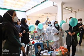 جشن میلاد امام زمان(عج) در آزمایشگاه کرونا