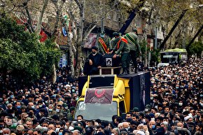 تشییع پیکر ‌آیت‌الله علوی گرگانی(ره) در گلستان