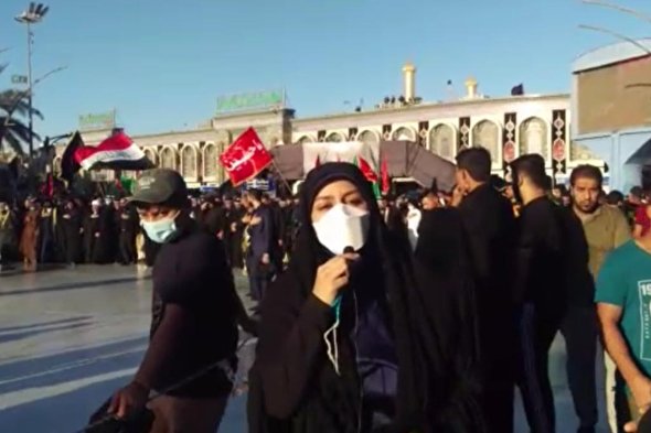 فیلم | حال و هوای کربلا در روز اربعین