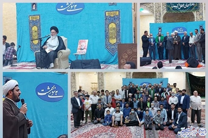 طنین آوای مداحان یزدی در مساجد محلات شهر