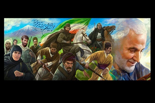 نقش «جان جانان» بر دیوارنگاره میدان ولیعصر