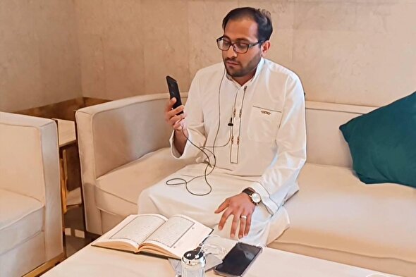 فیلم | تلاوت «پرویزی» در لایو ایکنا با کاروان قرآنی نور