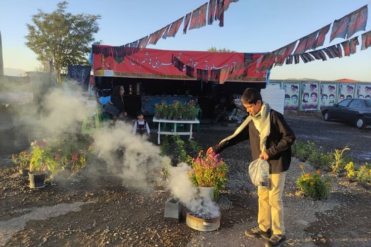 موکب جوانان قمر بنی هاشم روستای توچغاز ملایر