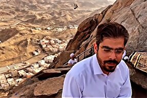 فیلم | فرازی از «حسینی‌نژاد» در کنار غار حرا