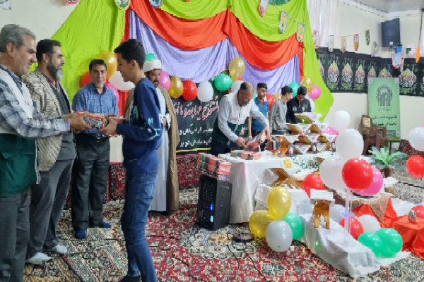 برگزاری جشن میلاد حضرت امام حسن مجتبی (ع) در شرف آباد + عکس