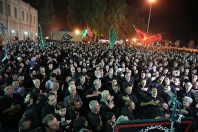 عکس | عزاداری تاسوعا در هیئت رزمندگان اسلام خرم‌آباد