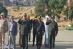صبحگاه مشترک نیروهای مسلح در سردشت برگزار شد