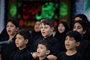 دل‌های کوچک پرچم‌داران بزرگ عاشورا شدند