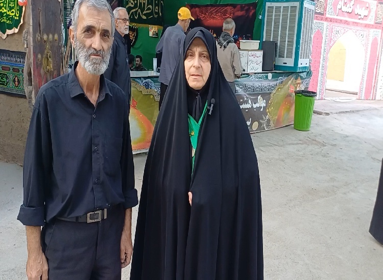 طاهره گلشن مسئول موکب هیئت حضرت علی‌اصغر(ع) اسدآباد