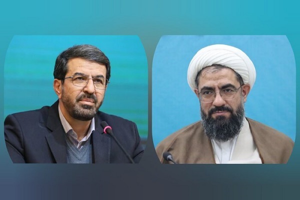 آیت‌الله حبیب‌الله شعبانی امام جمعه همدان و حمید ملانوری شمسی استاندار همدان