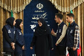 نشست خبری فاطمه مهاجرانی، سخنگوی دولت