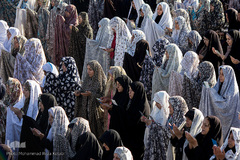 نماز عید سعید فطر در تپه مصلای همدان