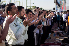 نماز عید سعید فطر در تپه مصلای همدان