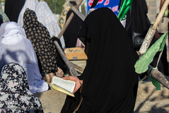 نماز عید سعید فطر در تپه مصلای همدان