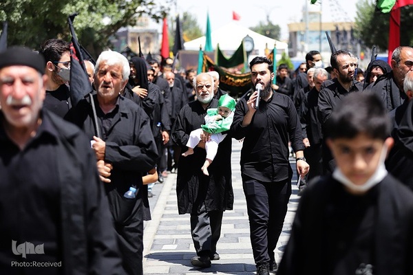 مراسم عزاداری عاشورای حسینی در شهرستان همدان