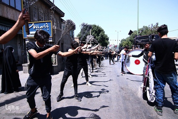 مراسم عزاداری عاشورای حسینی در شهرستان همدان