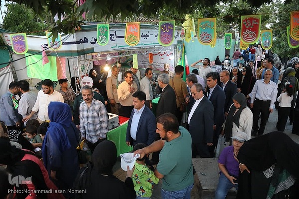 جشن ۱۸ کیلومتری عید غدیر در همدان