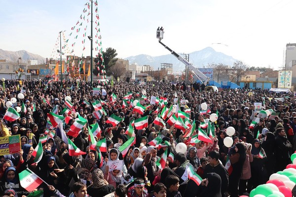 راهپیمایی ۲۲ بهمن شهرستان ملایر