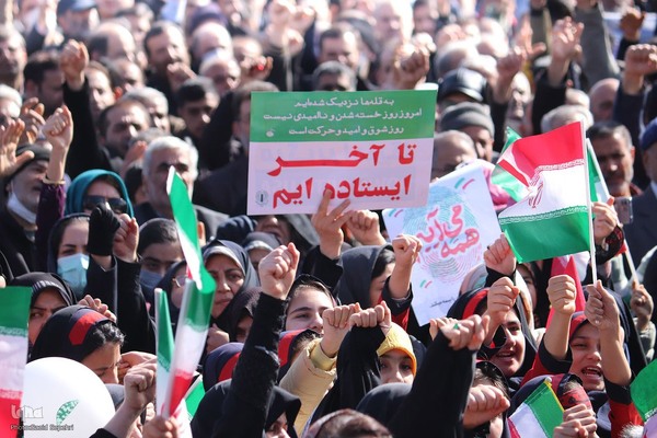 راهپیمایی ۲۲ بهمن شهرستان ملایر