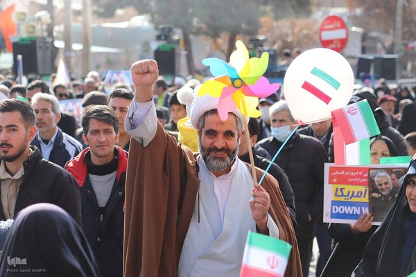 راهپیمایی ۲۲ بهمن شهرستان ملایر