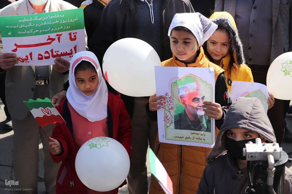 راهپیمایی ۲۲ بهمن شهرستان ملایر