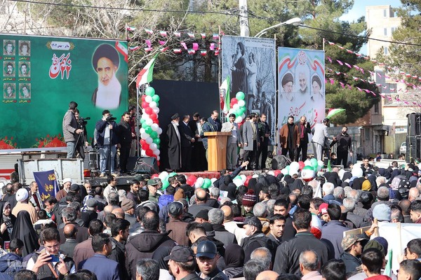 راهپیمایی ۲۲ بهمن شهرستان ملایر