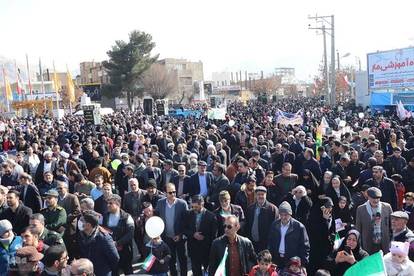 راهپیمایی ۲۲ بهمن شهرستان ملایر