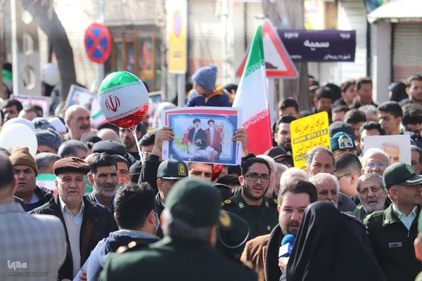 راهپیمایی ۲۲ بهمن شهرستان ملایر