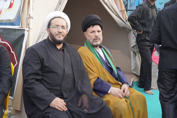 مراسم پیاده‌روی جاماندگان اربعین در شهرستان ملایر