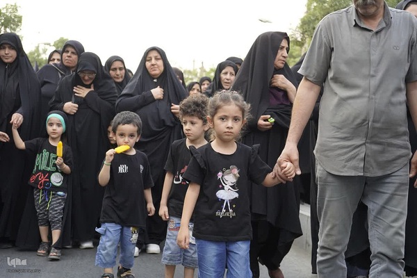 مراسم پیاده‌روی جاماندگان اربعین در شهرستان ملایر