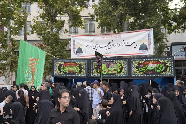 مراسم پیاده‌روی جاماندگان اربعین در شهرستان ملایر