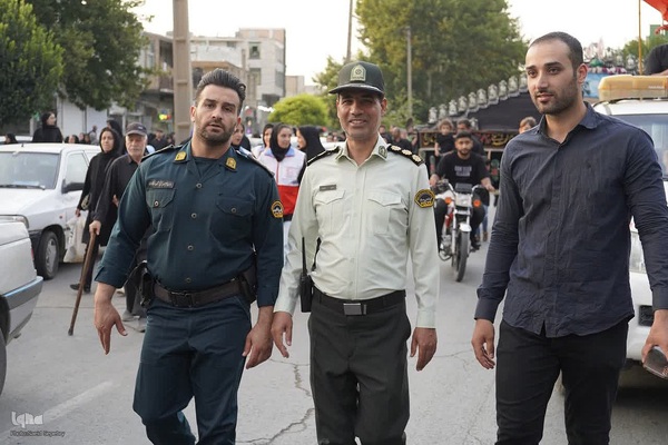 مراسم پیاده‌روی جاماندگان اربعین در شهرستان ملایر