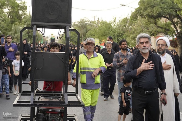 مراسم پیاده‌روی جاماندگان اربعین در شهرستان ملایر