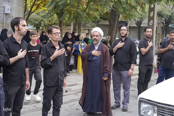 مراسم پیاده‌روی جاماندگان اربعین در شهرستان ملایر