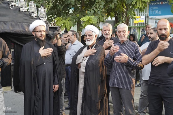 مراسم پیاده‌روی جاماندگان اربعین در شهرستان ملایر