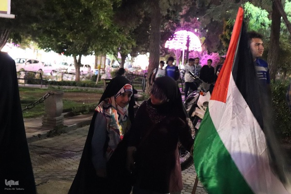 اجتماع مردم ملایر در محکومیت جنایت های رژیم صهیونیستی ‎